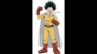 Deku as Saitama (Bullied AU)(Strongest AU)(No Ships)
