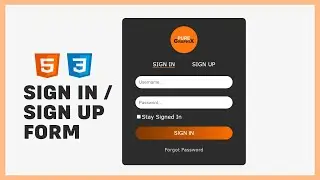 SIGN IN / SIGN UP FORM WITH HTML & CSS      #html  #css  #WEB DESIGN