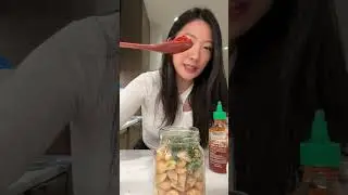 making the viral pickled garlic snack