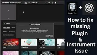 How to find missing Plugins & Instrument in Logic ProX
