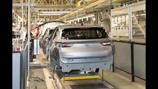 Производство кроссовера Opel Grandland X на немецком заводе в городе Eisenach