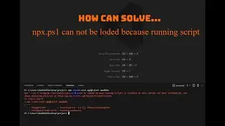 VSCode NPM Errors