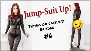 JumpSuit Up! No.6: Trying on 3D Latex Print Catsuit by Ledapol