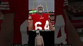 When you bite off more than you can swallow.. #shorts #football #nfl #gaming #vr