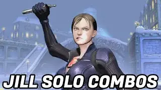 UMVC3 - JILL SOLO COMBOS!