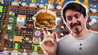 Fully Automating Sushi Burgers in a MODDED MAP!!! | Plate Up!