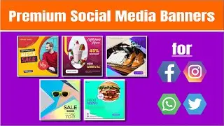 (File-17) 50 Social Media Banner Premium Package - 1