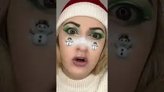 TIKTOK FILTERS RECHOOSE MY CHRISTMAS MAKEUP 🎄