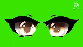 Free green screen eye blinking//gacha life//It’s The Deet