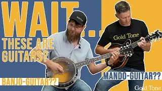 Gold Tone Folkternative Instruments 2024 with Justin and Scotty