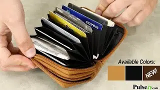 Zip 'N Go Palm Sized Wallet w RFID Protection