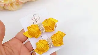 Tulip Bow on Ribbon Number 3 #lacosfacials #beginner