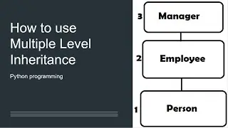 How to use Multiple Level Inheritance