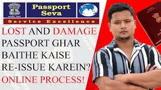 How to reissue LOST or DAMAGE passport online | 2023 | TECH WITH SUNIL || #passport #passportseva