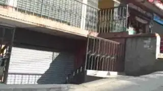 A typical taxi ride in Kathmandu