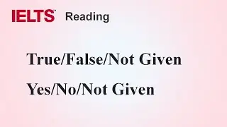 True/False/Not Given & Yes/No/Not Given (URDU)
