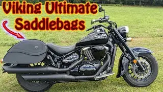 Viking Bags Ultimate Large Hard Saddlebag Installation Tips & Review On a 2014 Suzuki C50 B.O.S.S.