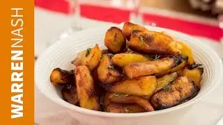Roast Parsnips Recipe with Honey - 60 Second Vid - Recipes by Warren Nash