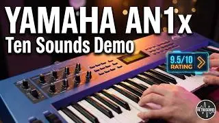 YAMAHA AN1x Virtual Analog Synthesizer (1997) Ten Sounds Demo