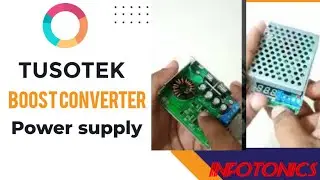 TUSOTEK Boost converter with meter model TS-IPS-V05 operation check and disassembly
