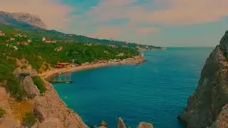 Крым с высоты птичьего полета HDR