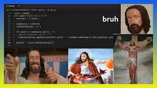 i randomized the bible.....the result was beautiful!