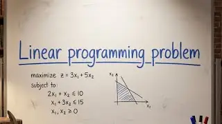 Linear programming problem review of the entire material