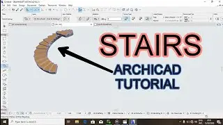 Archicad Tutorial | How to use Stair Tool In Archicad | Tutorial