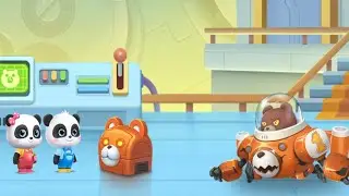 Baby Panda's Programming Adventure #6 - Help Kiki and Collect All Em Gun Energy - Babybus Game