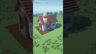 Minecraft Modern Brick House #minecraft #minecraftshorts  #minecraftbuilds