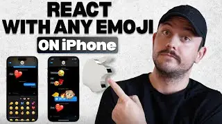 How to Use Any Emoji as a Reaction in iPhone Messages (iMessage Tutorial)
