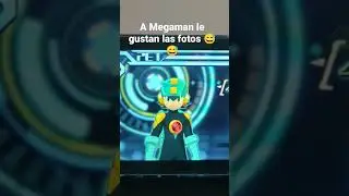 Megaman posando para la cámara 📷📷