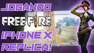 JOGUEI FREE FIRE NO IPHONE X FAKE DE 125$ - (ME SURPREENDI)