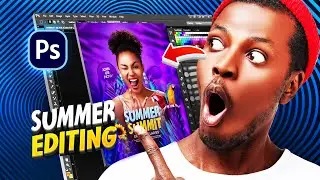How To Easily Design or Create a Summer Flyer on Adobe Photoshop || 2023 Tutorial