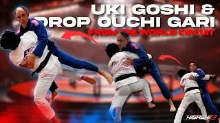 Uki Goshi and Drop Ouchi Gari from the World circuit | JUDO Throws