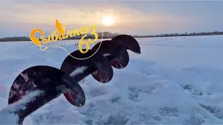 Рыбалка на жерлицы, балансир, два дня зимней рыбалки на водохранилище