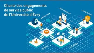 Les 6 engagements de service public de l'Université d'Évry.