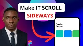 How to Create a Smooth Horizontal Scroll in Figma (Perfect for Beginners!)