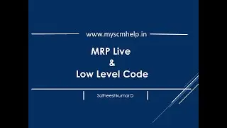 📢MRP Live and Low Level Code: