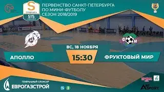Аполло - Фруктовый мир 18.11.18