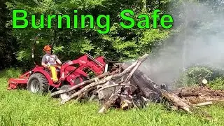 Land Clearing with Tractor