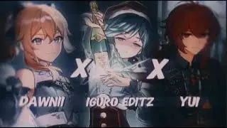 NEW YEARS COLLAB  @dawnii_@Iguro_editz@xyuiixx#edit #genshinimpact #jean #venti #diluc #2024#collab