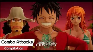 All StrawHats Combo Attacks (4k) | One Piece Odyssey #onepiece #onepieceodyssey #onepieceedit
