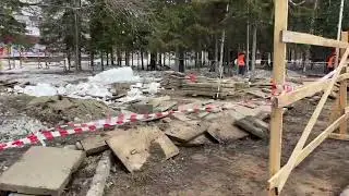 Продолжаем благоустройство Усть-Илимска
