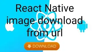 React Native image download from url in ios