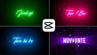 ✨Glowing lyrics editing Capcut | capcut video editing trending lyrics