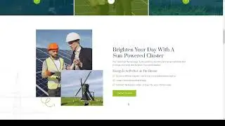 Solargy - Solar and Alternative Energy Elementor Template Kit solar power power