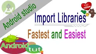 import libraries into android studio Fastest and easiest new 2016 |android tut