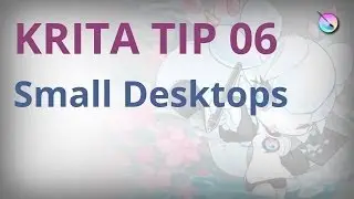 Krita tip 06. Detaching Preset Editor for small desktops