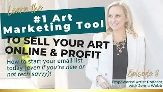 How to start an art business with an email list - the #1 art marketing tool to sell your art online